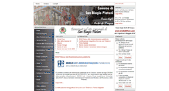 Desktop Screenshot of comunesanbiagioplatani.it